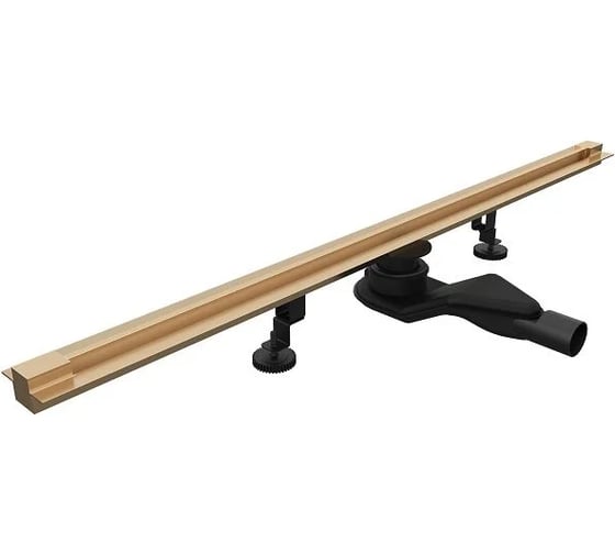 Изображение товара Душевой трап RGW SDR-50Gb-100 щелевой 1000 Золото браш O 50 мм сифон + ножки 76215010-06