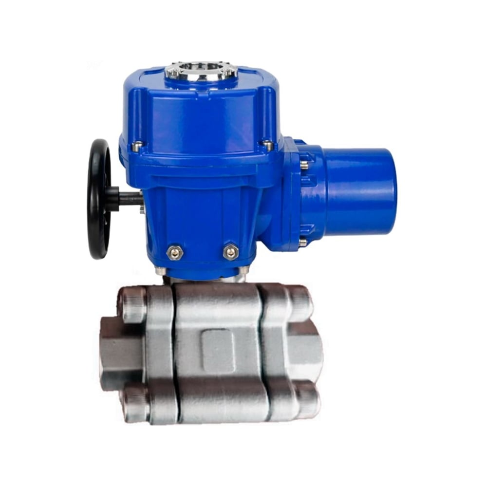 Изображение товара Кран шаровой DN100-316-PTFE-FP-SW-ISO-H Под приварку с электроприводом QT-W (M)-020