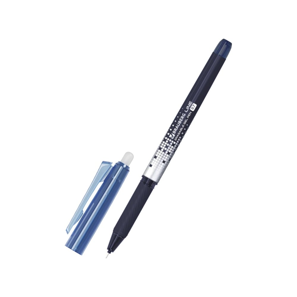 Изображение товара Ручка BRAUBERG LINE DARK COLOR 0.7 мм синяя набор 12 шт
