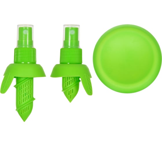 Изображение товара Цитрусовый спрей MARMITON 3 предмета спрей 10х6х4,5 см, 8х6х4,5 см, подставка d 7,5 см, h 1,5 см 17014