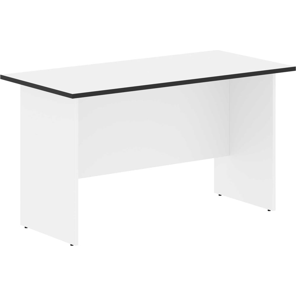 Изображение товара Стол SKYLAND COMP CD 1366 Белый/Черный — компактный письменный стол 1360х660х750