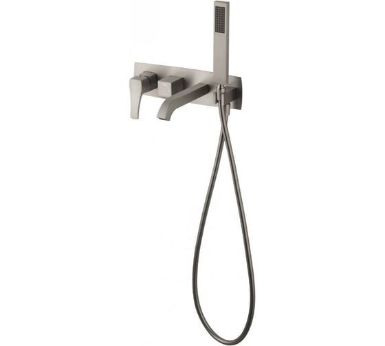 Изображение товара Смеситель для ванны встраиваемый Wonzon & Woghand FLEX, Брашированный никель WW-88889072-BN