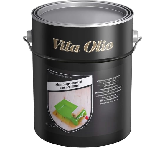 Изображение товара Масло-Грунтовка антисептик Vita Olio, бесцветное, 10 л 258663