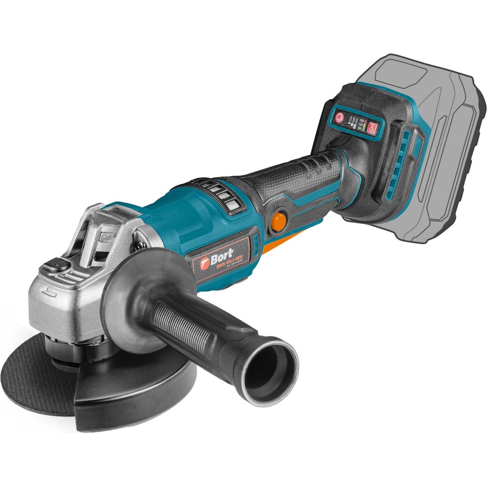 Изображение товара Машина шлифовальная угловая аккумуляторная BORT BWS-18Li-XDK 93413694 Изображение товара Машина шлифовальная угловая аккумуляторная BORT BWS-18Li-XDK 93413694