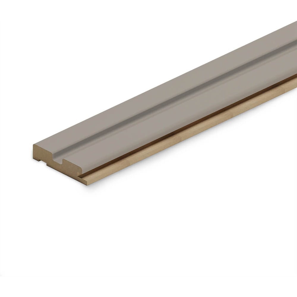 Изображение товара Профиль STELLA Старт МДФ Stella Beats De Luxe Sandgrau 2700x66,5x16 (упак.4шт.) ЦБ-00014885