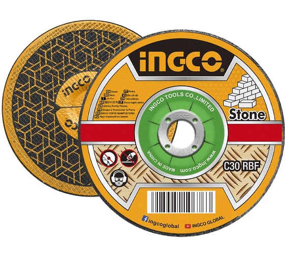 Изображение товара Шлифовальный диск по камню INGCO 230х6х22.2 мм SGD602301