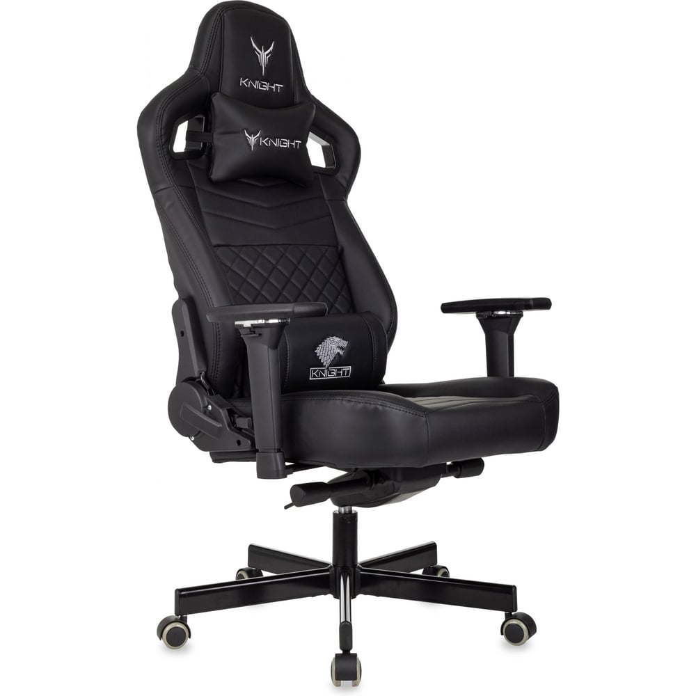 Изображение товара Кресло игровое Бюрократ Knight Hunter черный экокожа, крестовина металл, 2029062