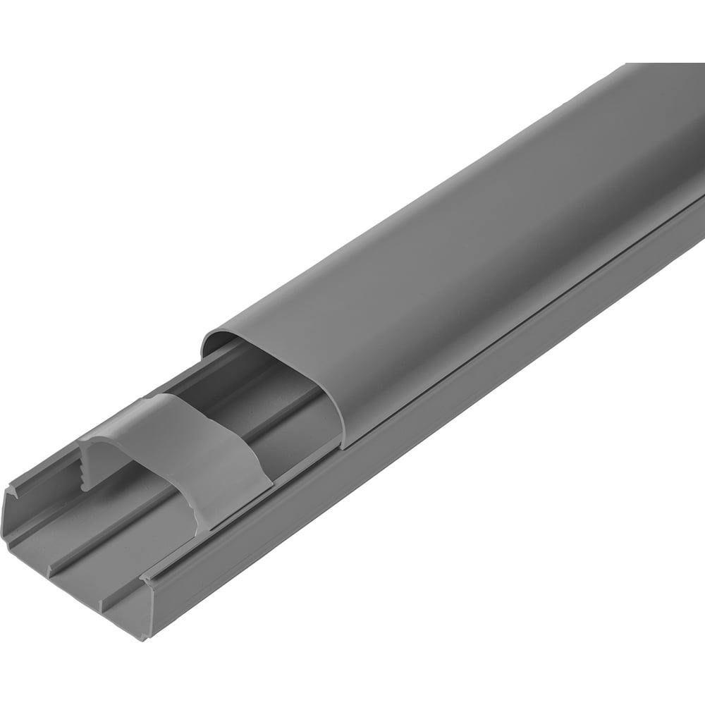 Изображение товара Кабель-канал 74х55х2000 мм для систем кондиционирования Арктика Серый Рувинил РКК-74х55-С