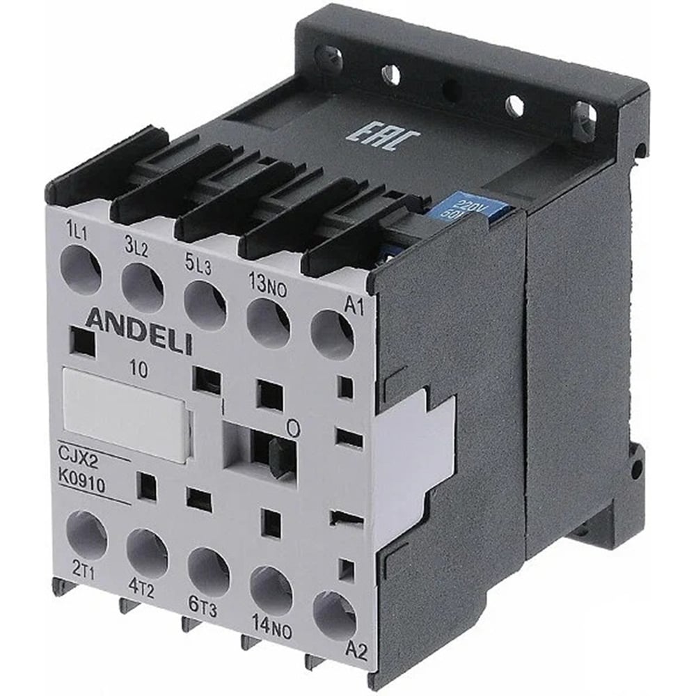 Изображение товара Миниконтактор ANDELI CJX2-K0901 9A 220V/AC3 1НЗ 50Гц () ADL08-084