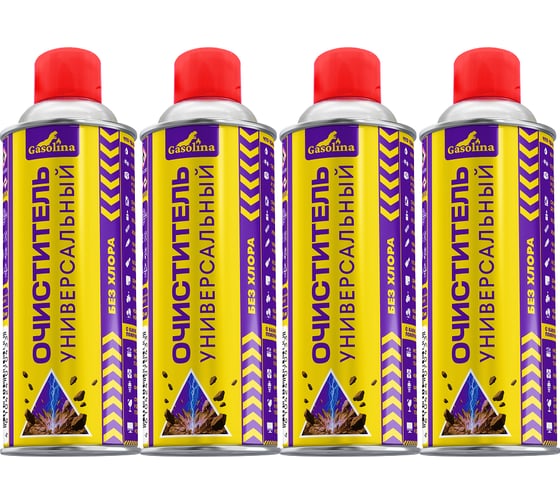 Изображение товара Чистящее средство GASOLINA универсальное, 520 мл, набор 4 штуки ГЗ-34/0-520-Т04