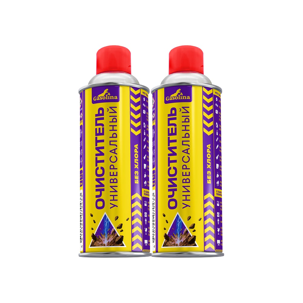 Изображение товара Чистящее средство GASOLINA универсальное, 520 мл, набор 2 штуки ГЗ-34/0-520-Т02