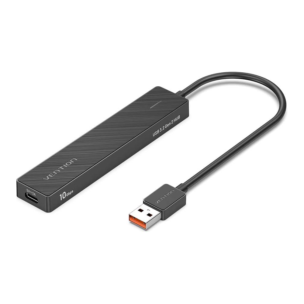Изображение товара Концентратор Vention USB 3.2 Gen 2 на 4 порта Черный - 0.15м. CHOBB