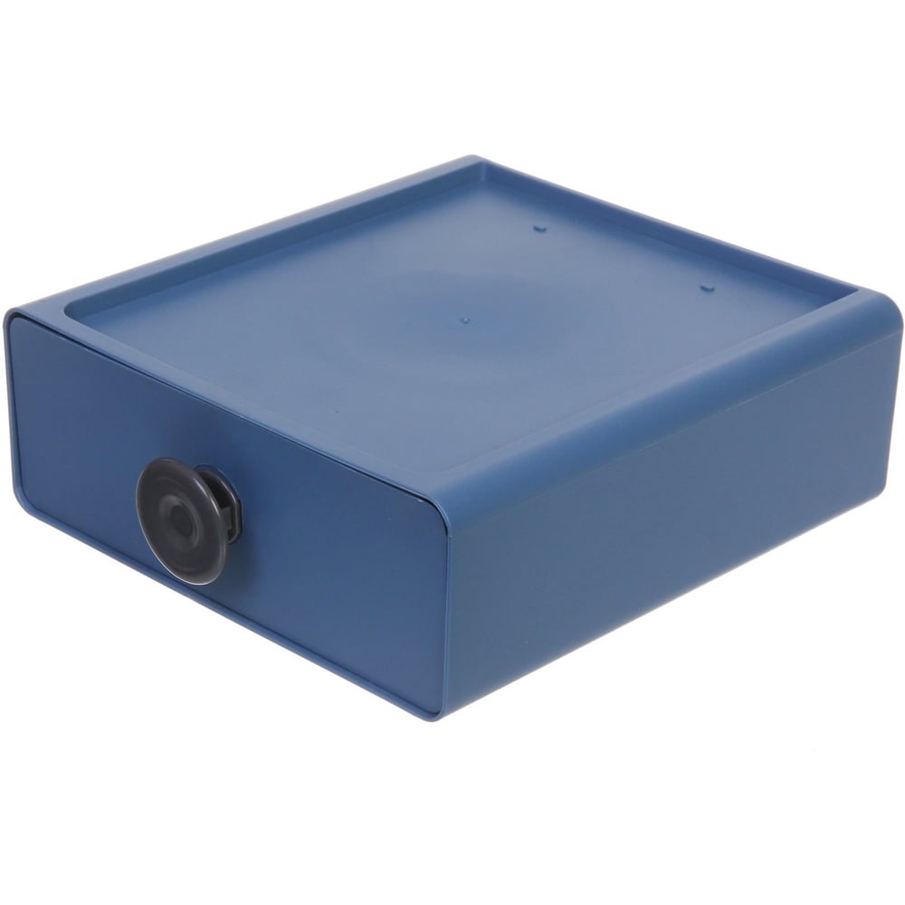 Изображение товара Мини - ящик для хранения мелочей Селфи РИКОТТО, цвет синяя сталь, 20*21*8см (пакет) 654-812