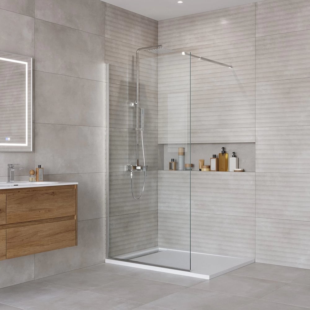 Изображение товара Душевая перегородка BelBagno KRAFT-L-1-100-C-Cr