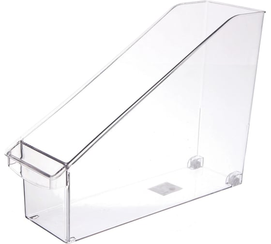 Изображение товара Органайзер для хранения на колесиках Селфи ФЛАТТО, прозрачный, 34*11*25.1см 984-018