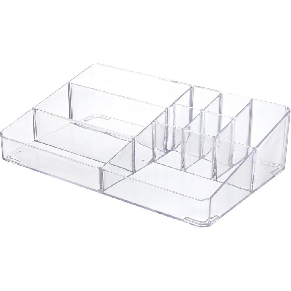 Изображение товара Органайзер для хранения Селфи ФАНТЭНЕГРО, прозрачный, 9 отделений, 30*18.8*7.6см (коробка) 658-249