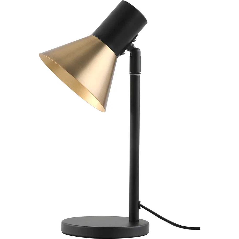 Изображение товара Лампа настольная на основании SVih золото, с цоколем E27, 60Вт HK-2691G