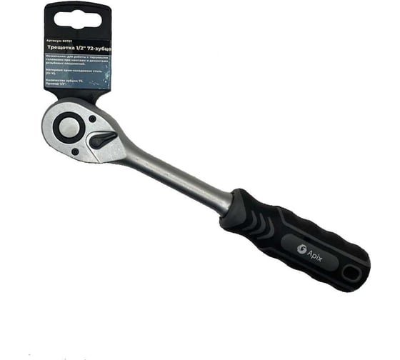 Изображение товара Трещотка APIX 1/2, 72-зубцовая, Cr-V 80727