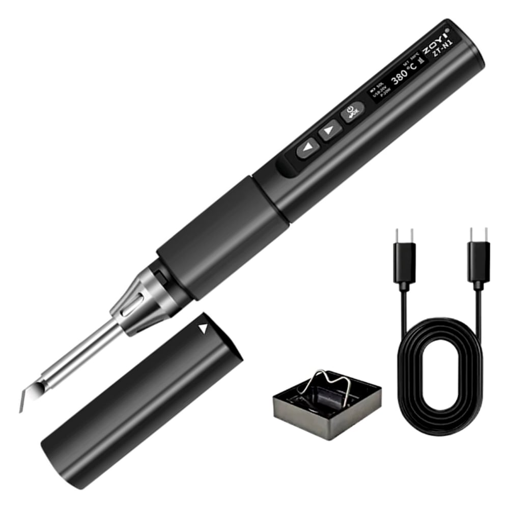 Изображение товара Портативный USB паяльник ZOYI ZT-N1 96W регулировка температуры