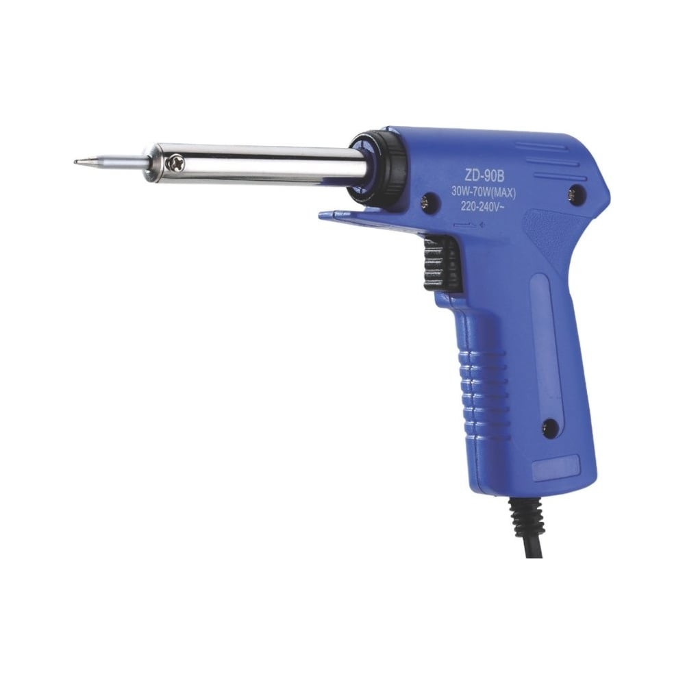 Изображение товара Паяльник-пистолет ZHONGDI ZD-90BA 30-70Вт, 220В 88-9024 00-00016600