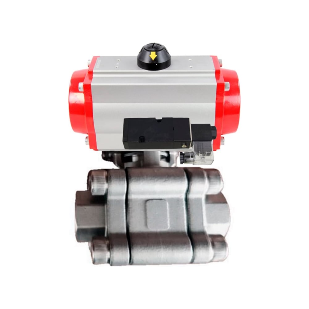 Изображение товара Кран шаровой 316-316-PTFE-FP-SW-ISO-H Автономный, Ду40, PN63