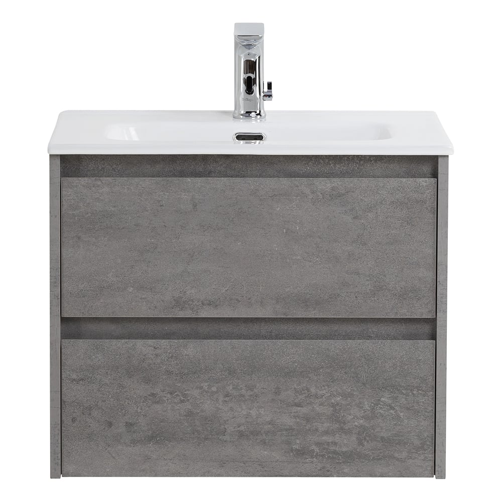 Подвесная база под раковину BelBagno Cemento Grigio KRAFT 39-500/390-2C-SO-CG