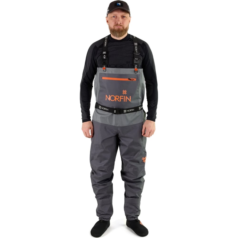 Изображение товара Полукомбинезон NORFIN PILOT STOCKINGFOOT GRAY 02 M