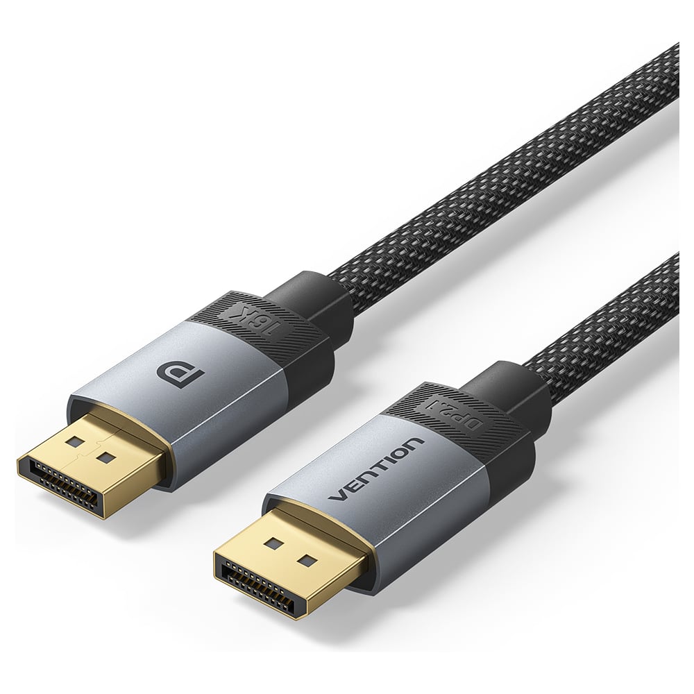 Изображение товара Кабель VENTION DisplayPort v2.1 20M/20M - 5м Тканевая оплетка HGBHJ