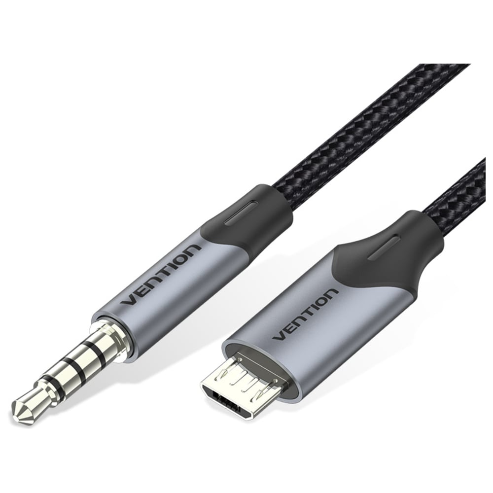 Изображение товара Кабель VENTION USB Micro B M/Jack 3,5 mm M - 2 м BDGBH