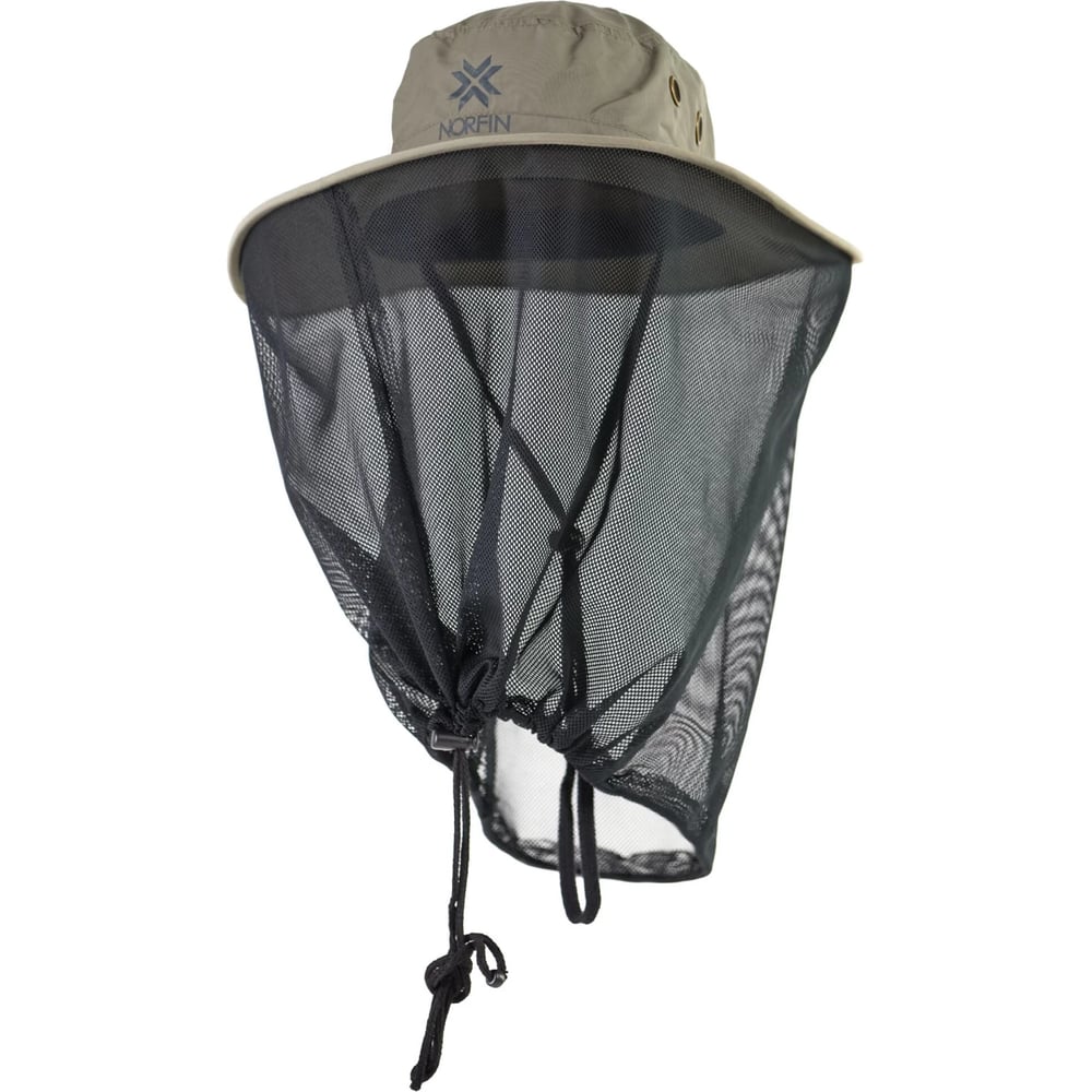 Изображение товара Шляпа Norfin NETTEX 1525-04XL Летняя унисекс хаки с утягивающим шнурком