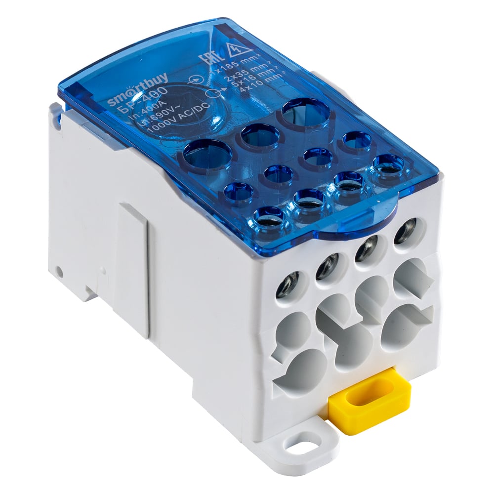 Изображение товара Блок распределительный Smartbuy БР 400A на DIN-рейку SBE-bcdb-400