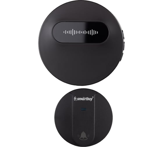 Изображение товара Звонок дверной беспроводной Smartbuy 220В, IP68 с подсветкой, рег-кой громкости звука SBE-220-DP3-38