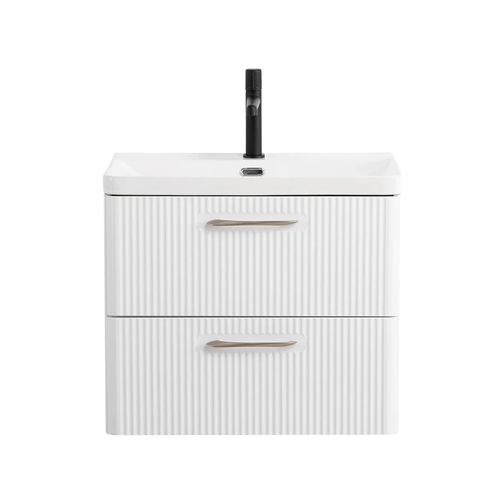 Изображение товара Подвесная мебель для ванной BelBagno DUE-600-2C-SO-BL-P с ящиками и доводчиком