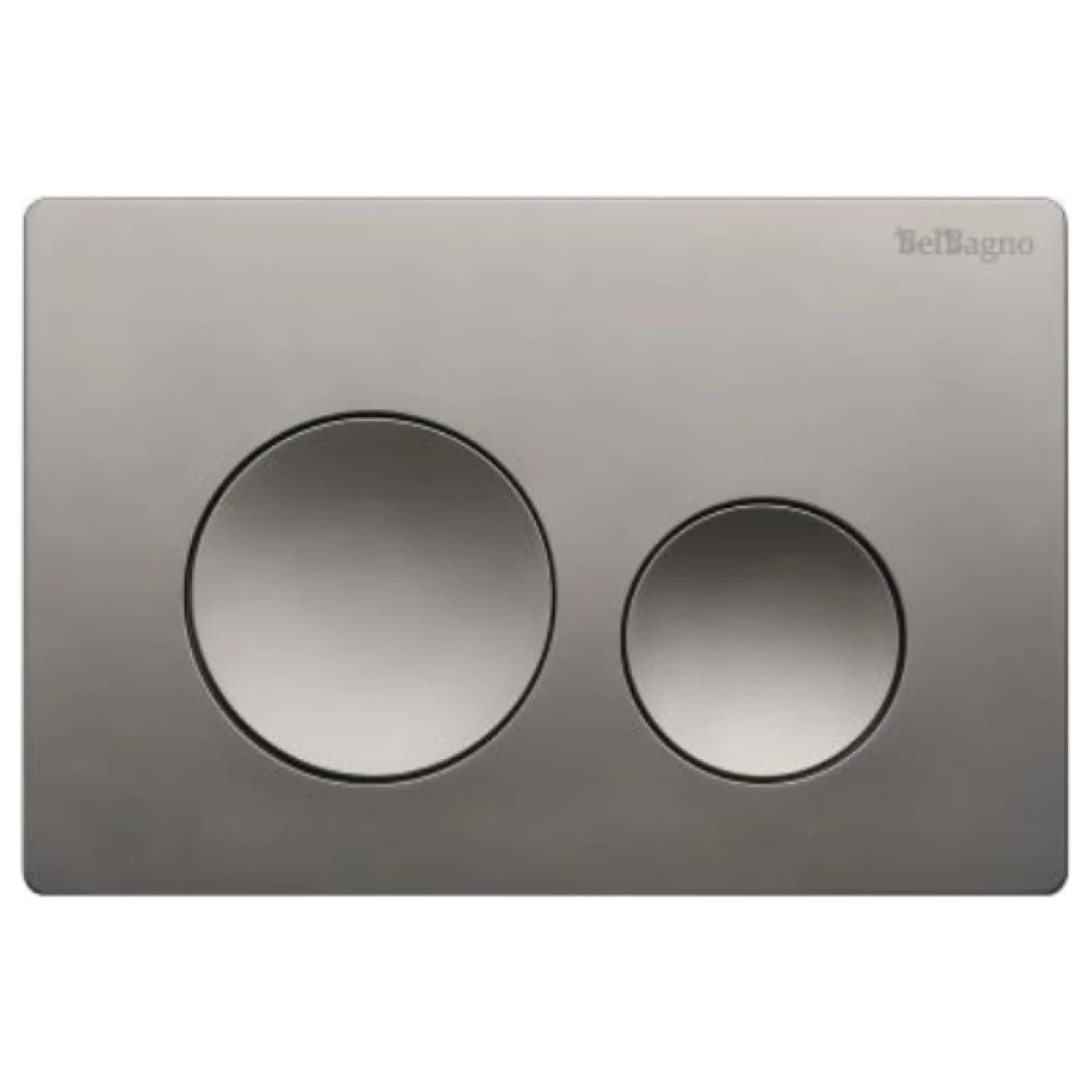 Изображение товара Кнопка смыва BelBagno оружейная сталь BB-03C-GM