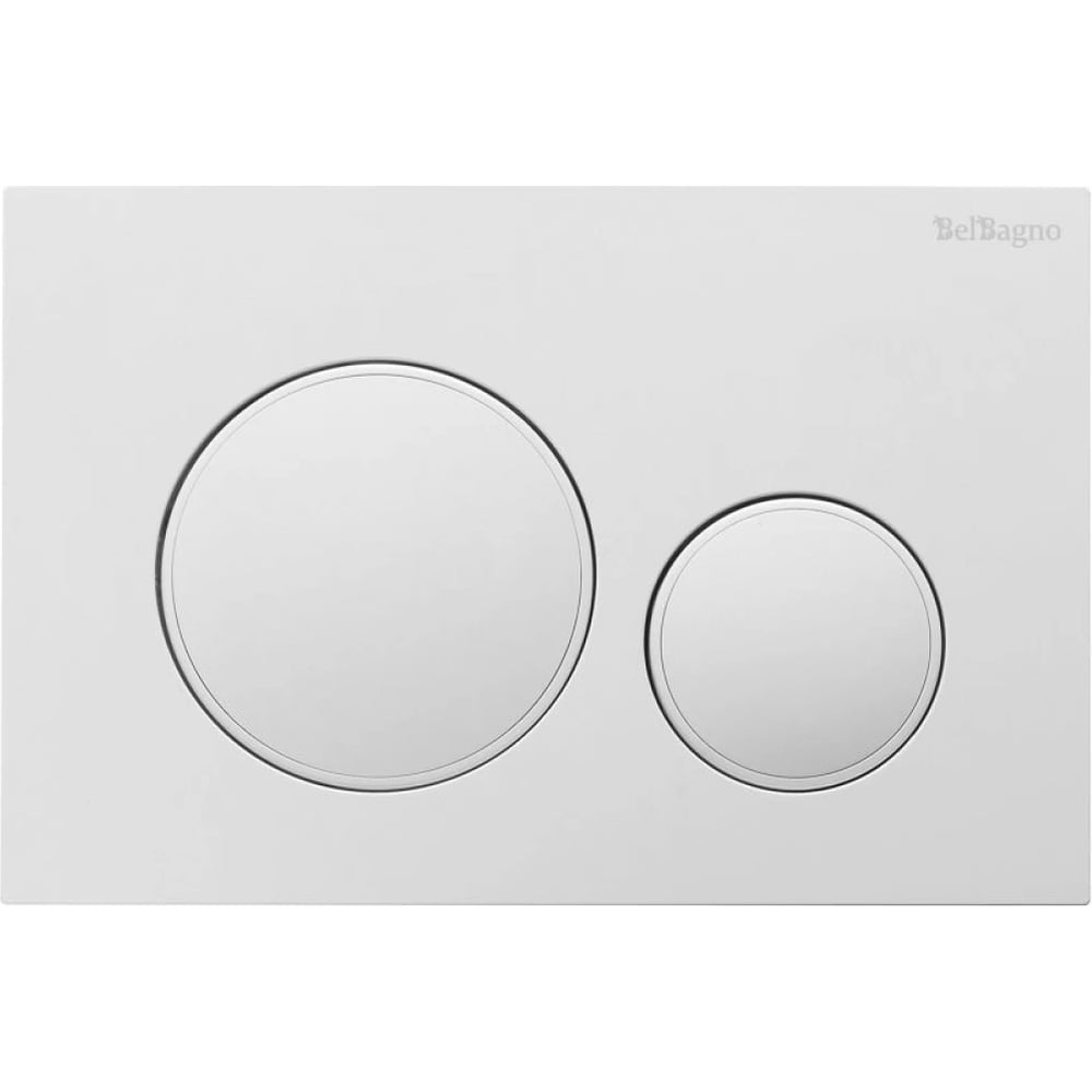 Изображение товара Кнопка смыва BelBagno белый глянец BB-17C-BL