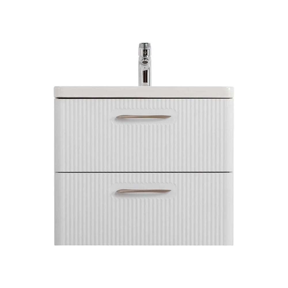 Изображение товара Подвесная база под раковину BelBagno DUE-600-2C-SO-BM-P с ящиками