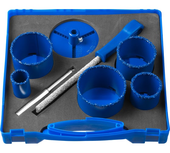 Изображение товара Набор Коронок "ПРОФЕССИОНАЛ" 8 предметов (33-83 мм) Зубр 33350-H8_z01