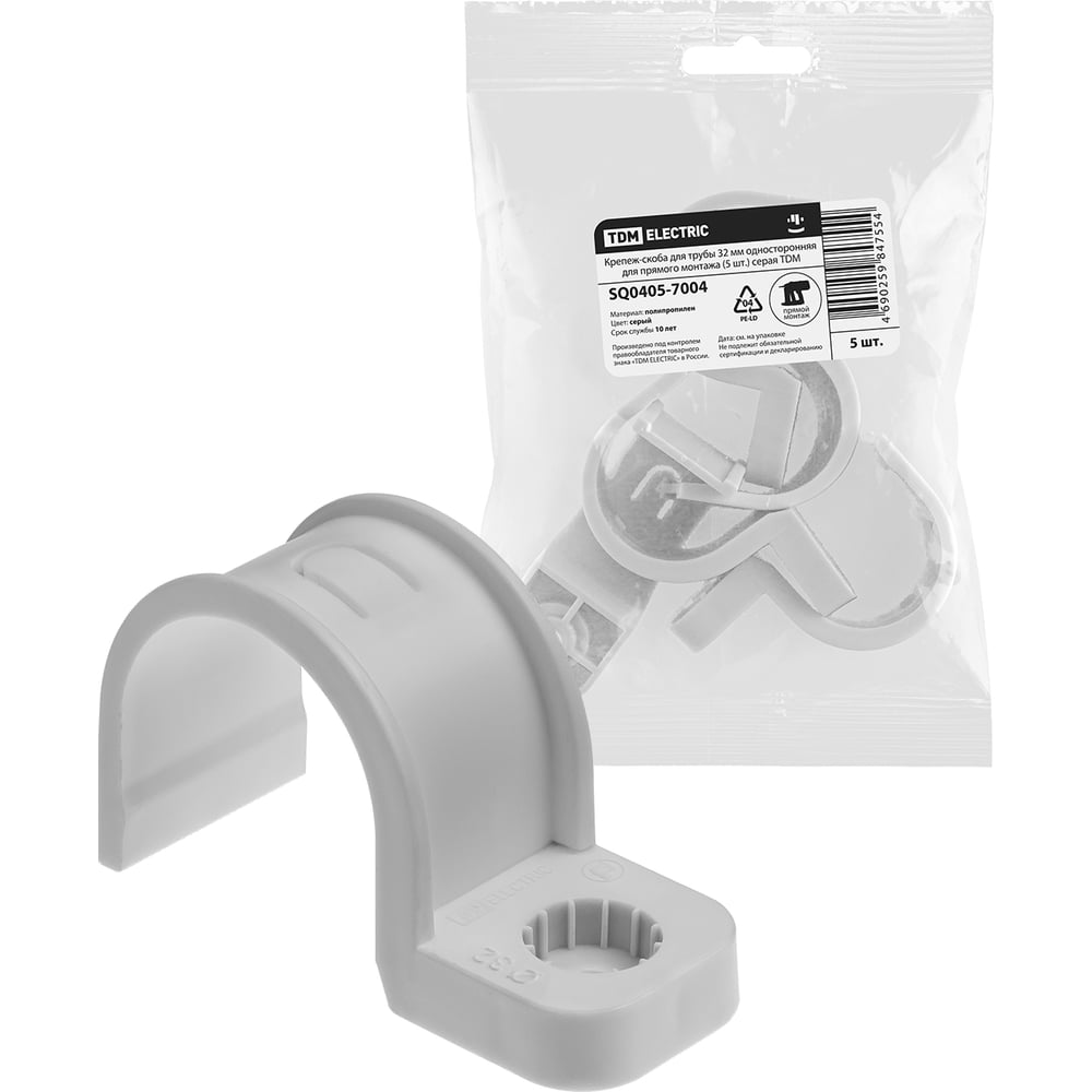 Изображение товара Крепеж-скоба для трубы 32 мм TDM ELECTRIC SQ0405-7004