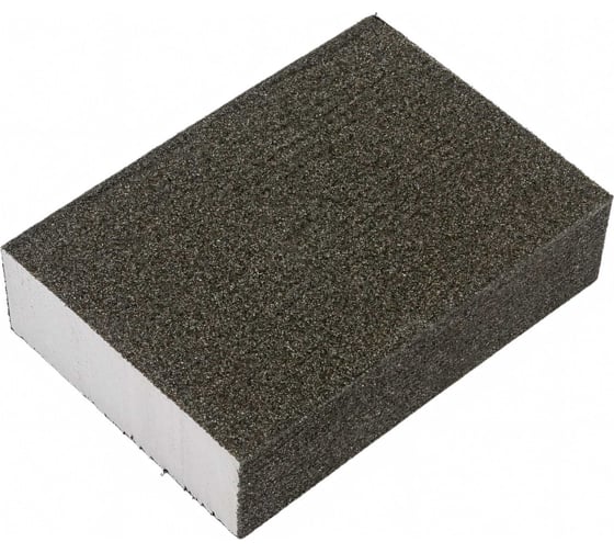 Изображение товара Губка шлифовальная четырехсторонняя (100х68х26 мм; Р120) "МАСТЕР" Зубр 35611-120