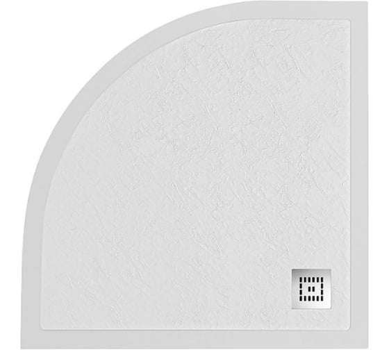 Изображение товара Душевой поддон BelBagno из искусственного мрамора в комплекте с сифоном UNO TRAY-MR-UNO-R-90-550-35-W-BO