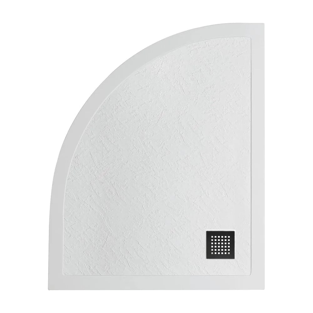 Изображение товара Душевой поддон BelBagno из искусственного мрамора в комплекте с сифоном UNO TRAY-MR-UNO-RH-120/80-550-35-W-R-NO