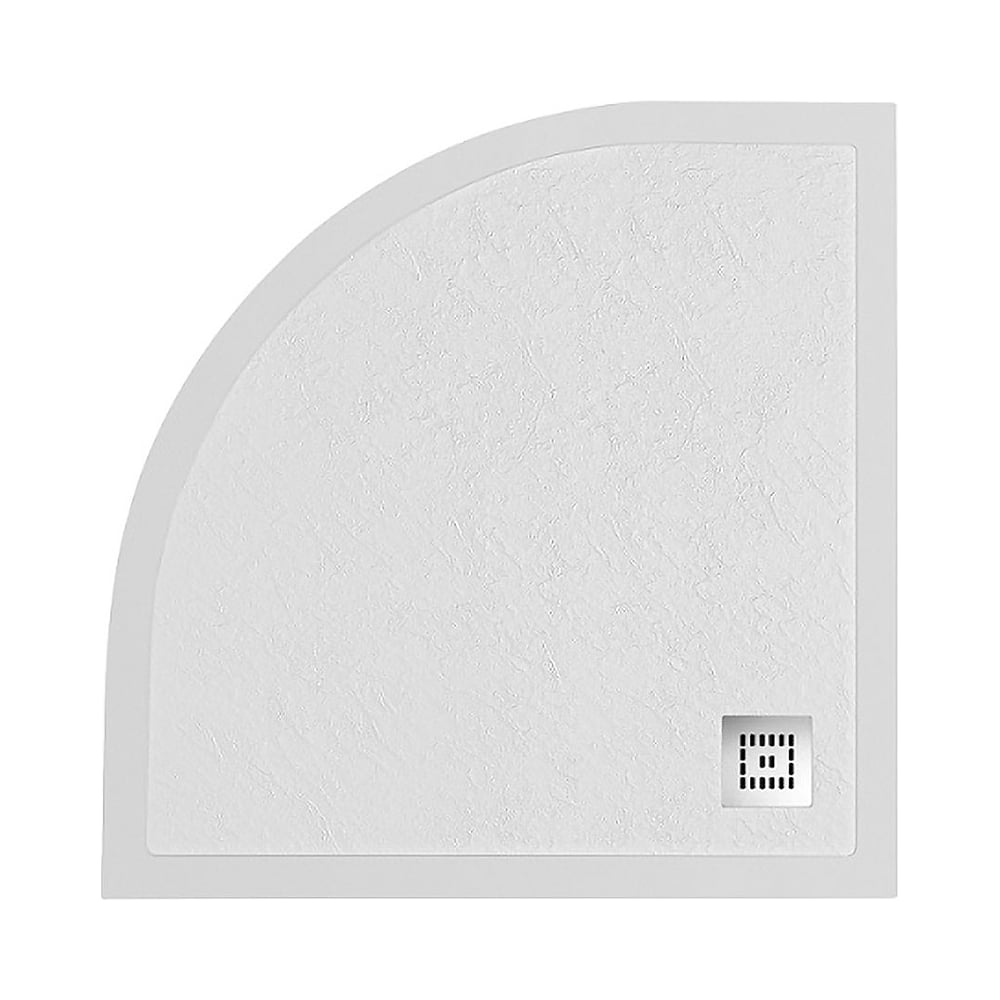 Изображение товара Душевой поддон BelBagno UNO из искусственного мрамора 900x900 мм с антискользящим покрытием