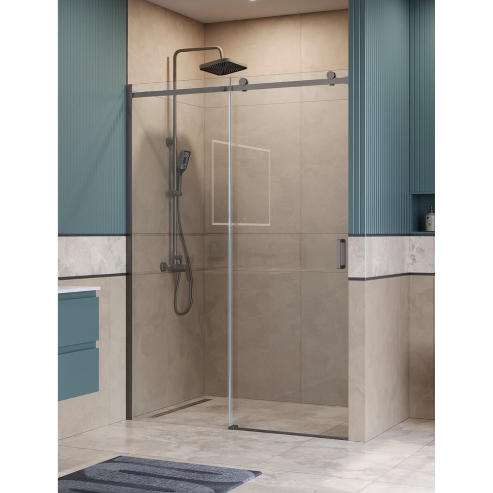 Душевая дверь BelBagno SOFT_CLOSE-2-BF-1-140-C-GM