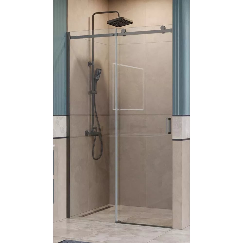 Изображение товара Душевая дверь BelBagno Soft с раздвижной конструкцией 1200 мм, прозрачное стекло