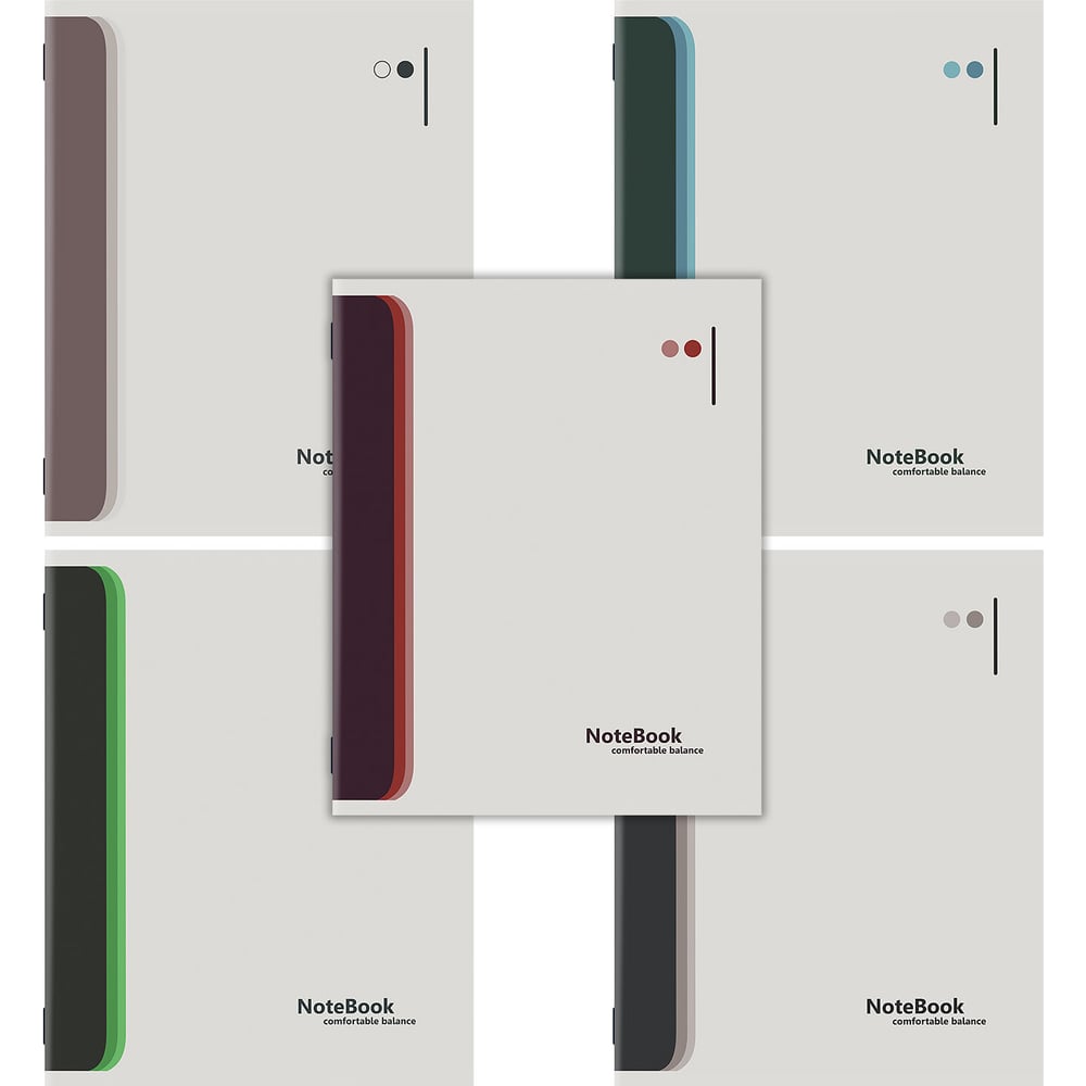 Изображение товара Бизнес-тетрадь Staff А5 40л.  College скоба, клетка, офсет №2 ЭКОНОМ, обложка картон, СВЕТЛАЯ, КОМПЛЕКТ 10 шт 405623