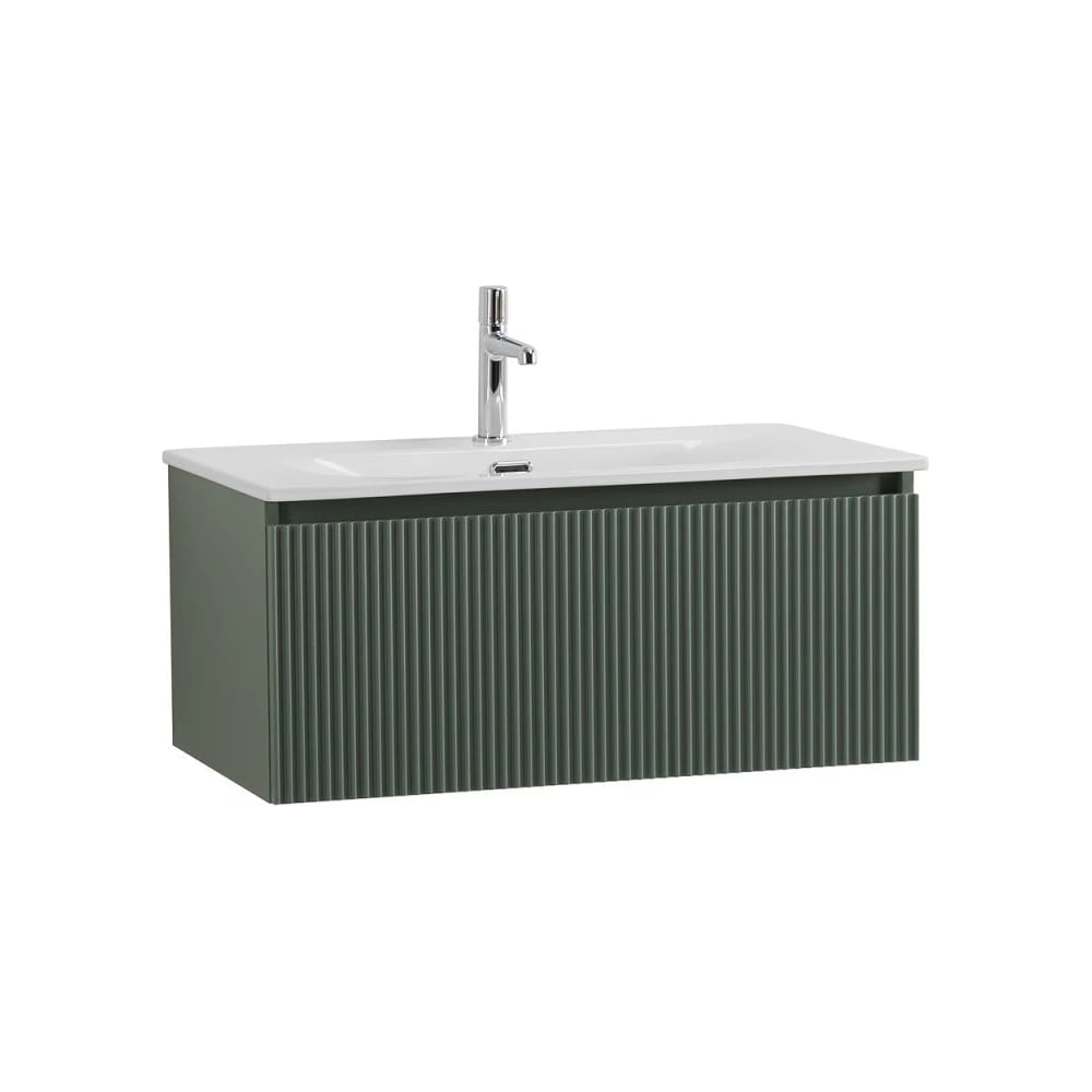 Изображение товара Подвесная база под раковину BelBagno UNO-1000-1C-SO-VO с ящиком и зеленым фасадом Изображение товара Подвесная база под раковину BelBagno UNO-1000-1C-SO-VO с ящиком и зеленым фасадом