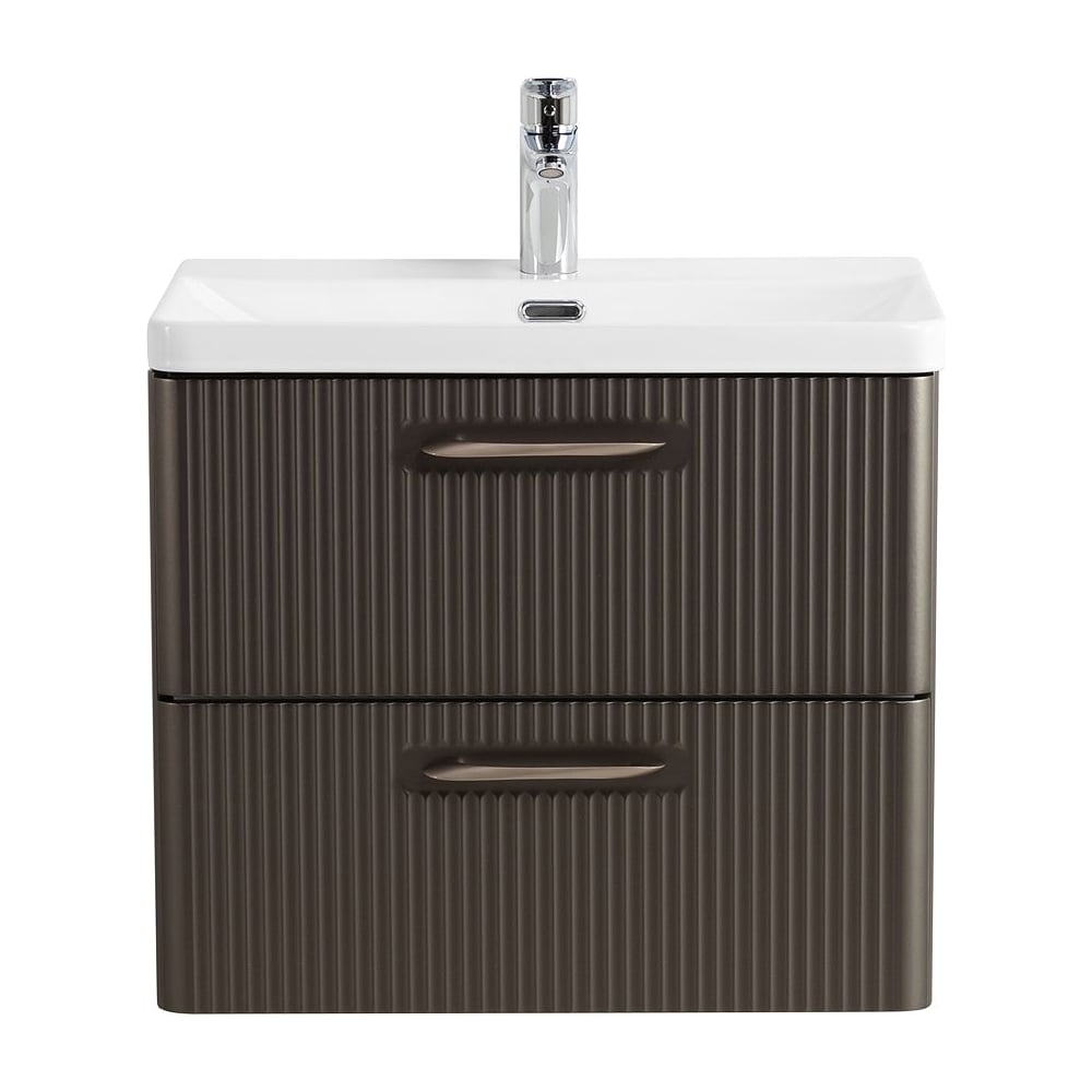 Изображение товара Подвесная мебель для ванной BelBagno DUE-500-2C-SO-GM-P с системой хранения