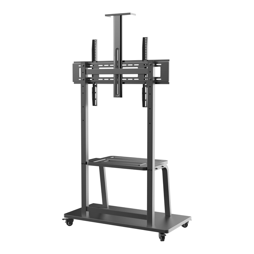 Изображение товара Стойка напольная Filum на колесах для телевизора до 100 с изменяемой высотой 1380-1550мм, полка для AV, VESA 900х600мм, полка для AV, до 2 FL-TVST004
