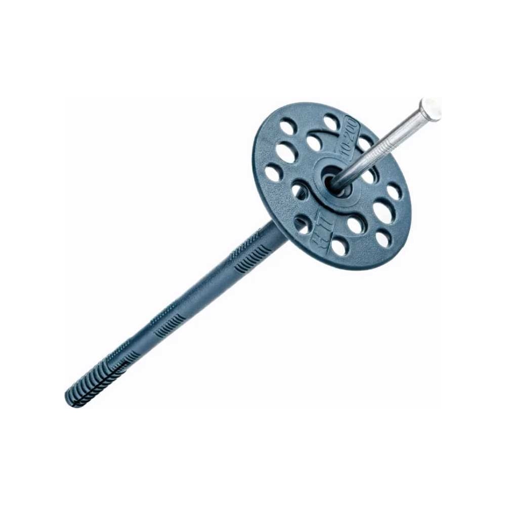 Изображение товара Дюбель для крепления теплоизоляции с металлическим гвоздем, 10х160 мм, 50 шт в упаковке STEELREX 0429010160PP00005008