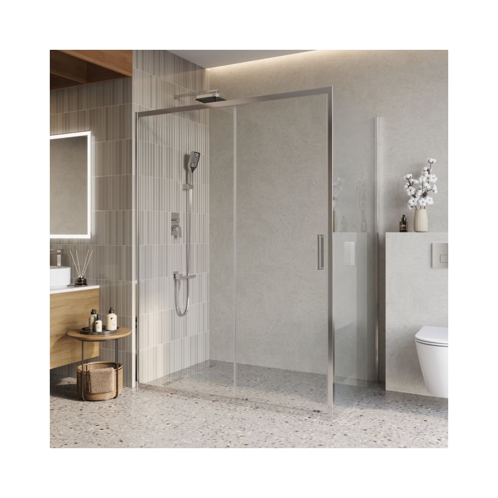 Душевой уголок BelBagno LUCE-AH-1-150/100-C-Cr